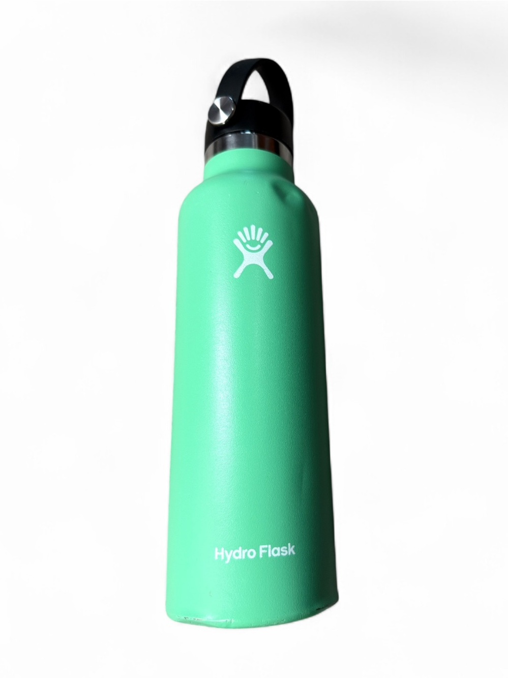 Hydro Flask Seafoam Green Insulated Bottle with Black Loop
